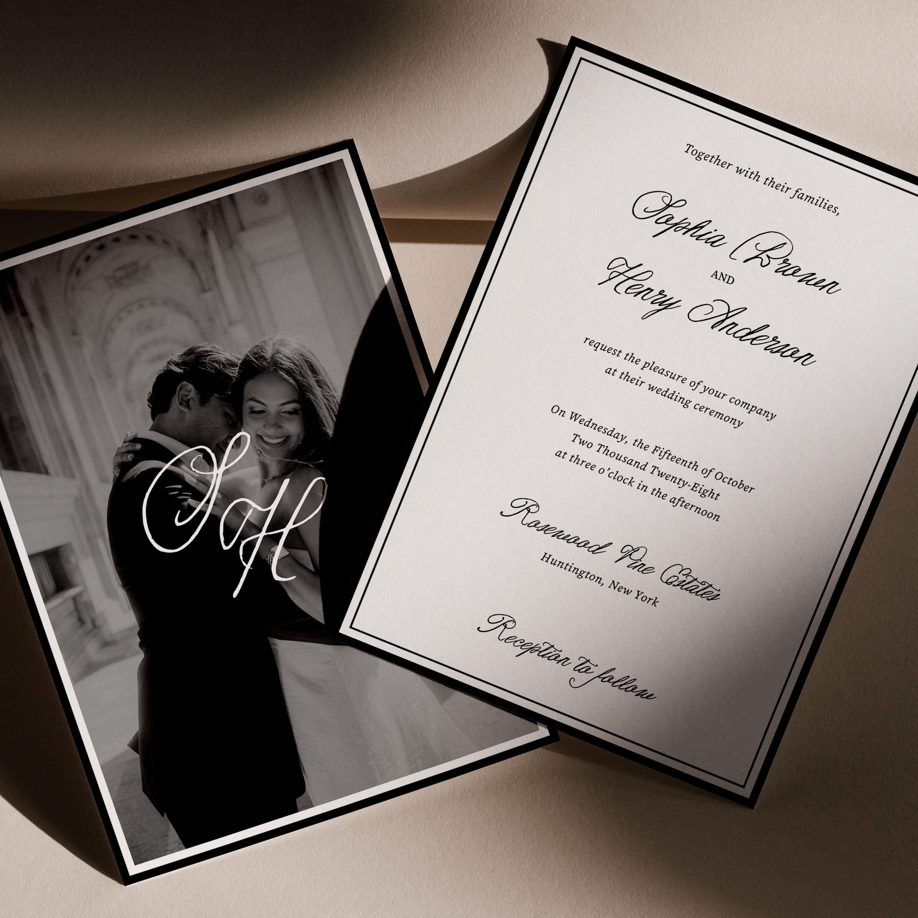 Old Money Invitation Suite