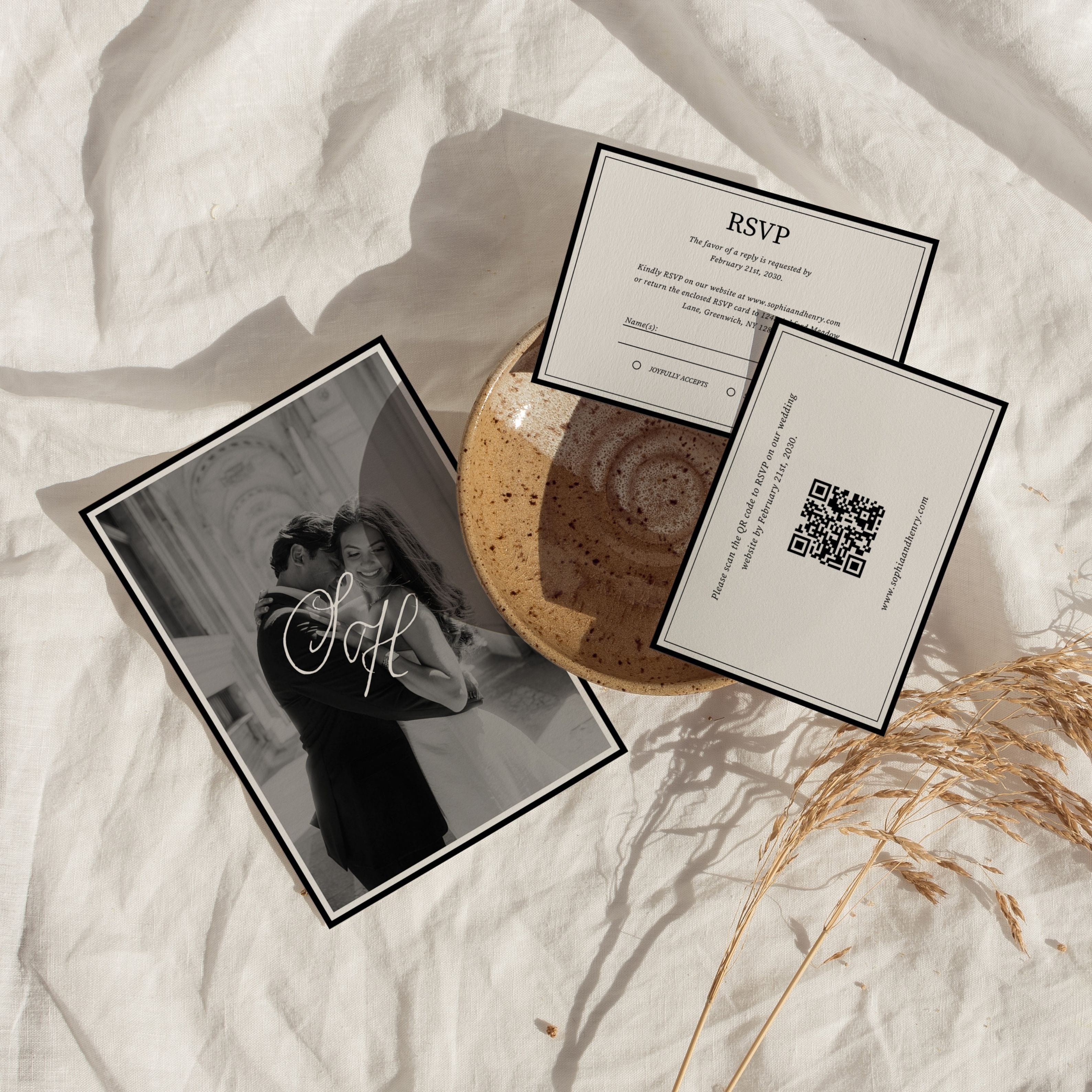 Old Money Invitation Suite