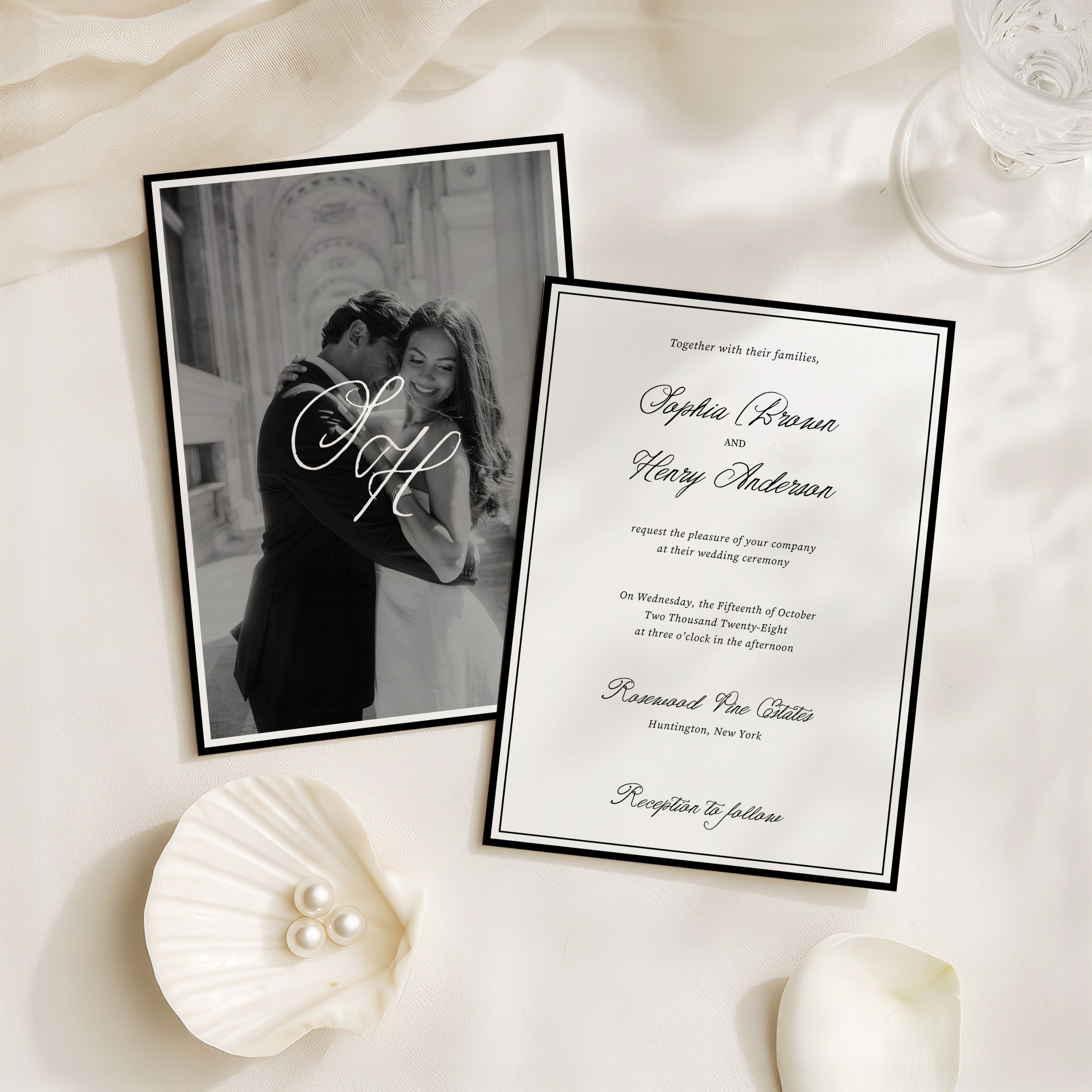 Old Money Invitation Suite